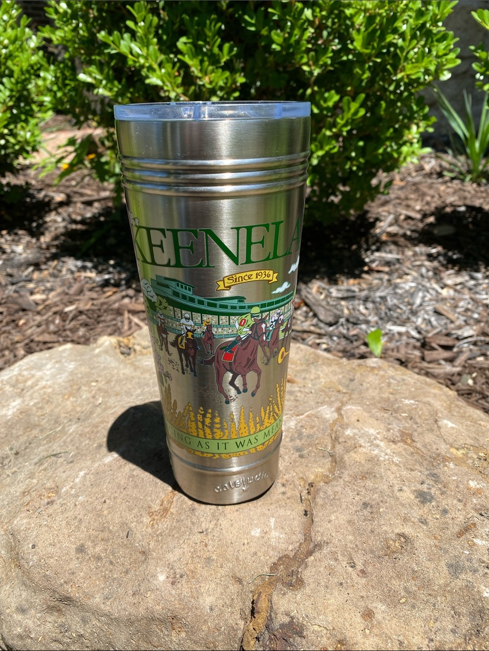 Keeneland “Racing As It Was Meant To Be” Stainless Cup by Catstudio & YETI lid